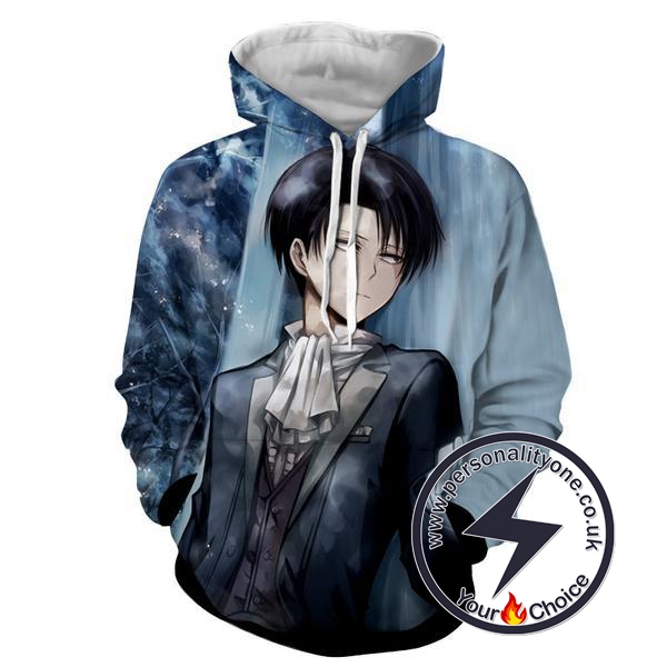 Attack On Titan - Levi Ackerman 3D - Attack On Titan Hoodies